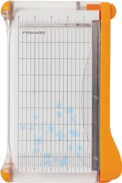 FISKARS 199130-1001 Paper Trimmer, 9 in L, 8 in W Paper, 8-1/2 in L Cutting