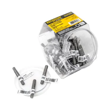 EAZYPOWER 00348 Socket Adapter, 1/4 in Drive, Square Drive, 1/4 in Output Drive, Hex Output Drive, 2