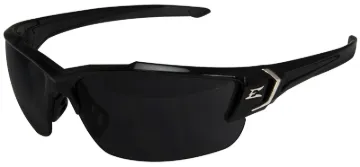 Edge KHOR Series SDK116-G2 Non-Polarized Safety Glasses, Nylon Frame, Black Frame, UV Protection: Ye