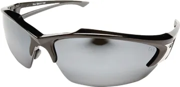 Edge SDK117 Non-Polarized Safety Glasses, Unisex, Polycarbonate Lens, Half Wraparound Frame, Nylon F