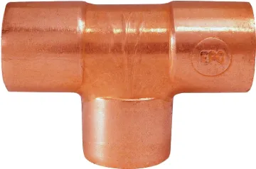 EPC 111 Series 32818 Pipe Tee, 1 in, Sweat, Copper