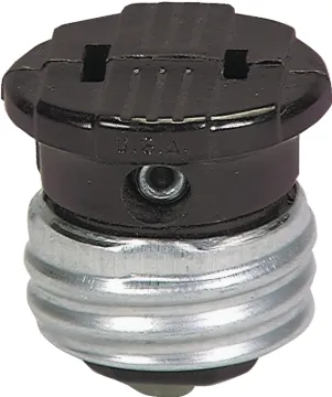 Eaton Wiring Devices 758B-BOX Adapter, 660 W, 1-Outlet, Thermoplastic, Brown