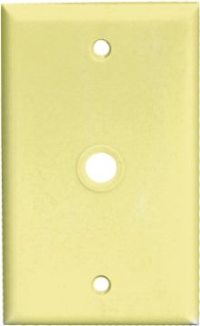 Eaton Wiring Devices 2128 2128V-BOX Wallplate, 4-1/2 in L, 2-3/4 in W, 1 -Gang, Thermoset, Ivory, Hi