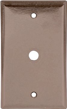 Eaton Wiring Devices 2128 2128B-BOX Wallplate, 4-1/2 in L, 2-3/4 in W, 1 -Gang, Thermoset, Brown, Hi