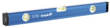 Empire 650 Series 650.24 Compact Box Level, 24 in L, 3-Vial, Aluminum, Blue