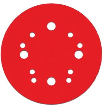 Diablo DCD050100H04G Sanding Disc, 5 in Dia, 100 Grit, Medium, Ceramic Abrasive, 12-Hole