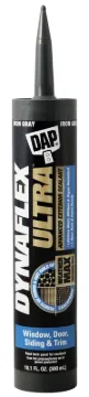 DAP DYNAFLEX ULTRA 7079818215 Advanced Exterior Sealant, Iron Gray, 40 to 100 deg F, 10.1 oz Cartrid