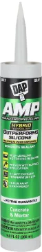DAP AMP 7079800764 Self-Leveling Sealant Caulk, Gray, Paste, 9 oz Cartridge