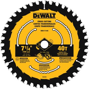 BLADE SAW CIRC 40TPI 7-1/4IN