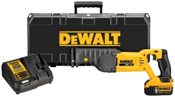 DeWALT DCS380P1 Reciprocating Saw Kit, Battery Included, 20 V, 5 Ah, 1-1/8 in L Stroke, 0 to 3000 sp