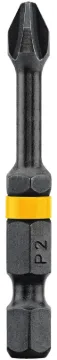DeWALT DWA2PH2IRB Screwdriver Bit, Phillips Drive, 1/4 in Shank, Hex Shank, 2 in L, Steel