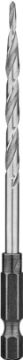 DeWALT DW2538 Drill Bit, 11/64 in Dia, 3-1/2 in OAL, Countersink, Spiral Flute, 2-Flute, 1/4 in Dia