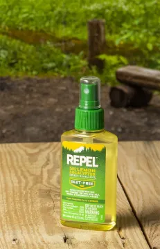 REPEL HG-94109 Insect Repellent, 4 fl-oz Bottle, Liquid, Yellow, Lemon Eucalyptus