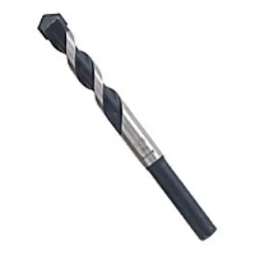 Bosch BlueGranite Turbo HCBG08T Hammer Drill Bit, 1/4 in Dia, 12 in OAL, Milled Flute, 2-Flute, 1/4