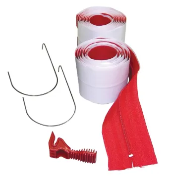 ZIPWALL HDAZ2 Zipper, Heavy-Duty, 7 ft L, 3 in W, Fabric