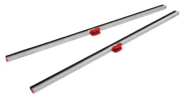 ZIPWALL FoamRail FR2 Foam Rail, 4 ft L, Aluminum