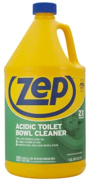 Zep ZUATB128 Toilet Bowl Cleaner, 1 gal, Liquid, Fresh Wintergreen, Mint, Blue