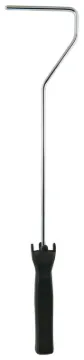 WOOSTER Mini-Koter R011-4 Roller Frame, 4 in L Roller, Plastic Handle, Threaded Handle, Blue Handle