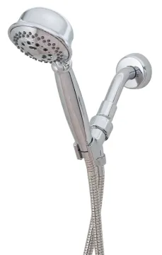 Whedon CMH4C Handheld Shower, 1/2 in Connection, 2.5 gpm, 5-Spray Function, ABS Plastic/Metal/Stainl
