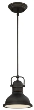 Westinghouse 63082A Mini Pendant Light, 120 V, 1-Lamp, LED Lamp, 800 Lumens Lumens, 3000 K Color Tem