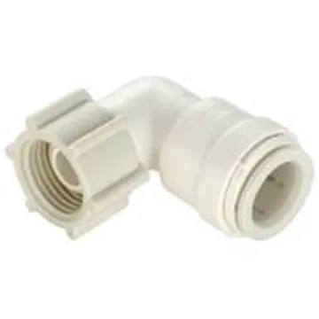 WATTS 3520-1013/P-639 Swivel Pipe Elbow, 1/2 x 3/4 in, 90 deg Angle, Plastic, Off-White, 100 psi Pre