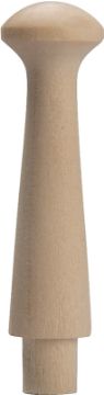 Waddell 760 Shaker Peg, 1/2 in Dia, 3-1/2 in L, Hardwood