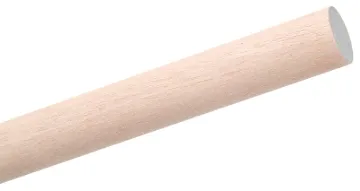 Waddell 6303UB Dowel Rod, 3/16 in Dia, 36 in L, Hardwood