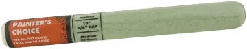 WOOSTER R275-18 Paint Roller Cover, 3/8 in Thick Nap, 18 in L, Fabric Cover, Mint Green
