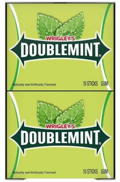 Wrigley 226660 Chewing Gum, Doublemint Flavor Pack