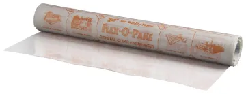 Warp's Flex-O-Pane Series 10FP-3625 Window Film, 25 yd L, 36 in W, 10 Thick Material, Plastic, Clear