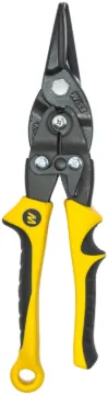 Crescent Wiss M3P Aviation Snip, 9-3/4 in OAL, 1-1/2 in L Cut, Left, Right, Straight Cut, Ergonomic