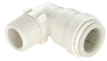 WATTS 3519B-1816 Pipe Elbow, 1 in, 90 deg Angle, Polysulfide, Off-White, 100 psi Pressure