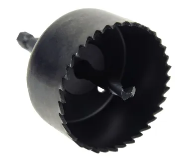 Vulcan 941531OR Hole Saw, 1-3/4 in Dia, 3/4 in D Cutting, 3 in Arbor, HCS Cutting Edge, 3 in Pilot D