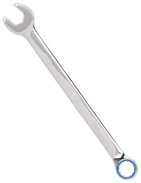 Vulcan MT6548093 Combination Wrench, Metric, 11 mm Head, Chrome Vanadium Steel, Silver, Round Handle
