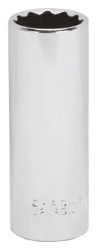 Vulcan MT6528541 Drive Socket, 13/16 in Socket, 1/2 in Drive, 12-Point, Chrome Vanadium Steel, Chrom
