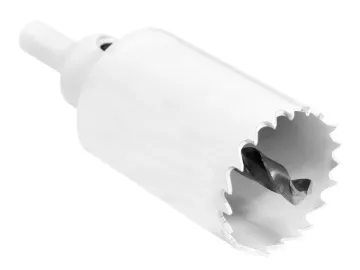 Vulcan 960241OR Hole Saw with Arbor Hanager, 1-1/16 in Dia, 1-7/8 in D Cutting, 4/6 TPI, HSS Cutting
