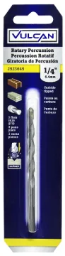Vulcan Masonry Bit, Percussion, 1/4 x 4 in
