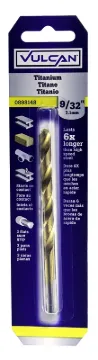Vulcan Drill Bit, Titanium 9/32 in