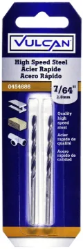 Vulcan Drill Bit, Hi-SPD, Steel, 7/64 in