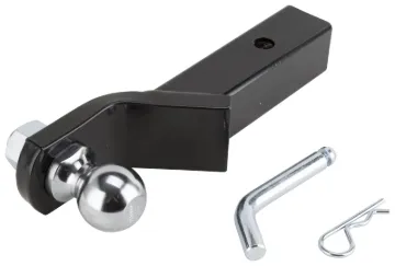 Vulcan HBB03 Hitch Kit, Steel, Silver/Black, Chrome/Powder Coated/Zinc Plated, For: Trailer Towing,