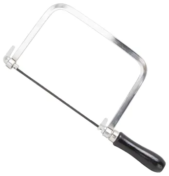Vulcan JL52079 Coping Saw, 6 in L Blade, (3) 24 TPI, (1) 1 TPI and (1) 15 TPI TPI, Carbon Steel Blad