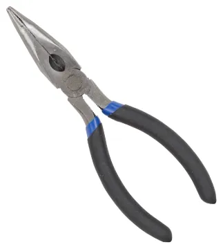 Vulcan PC974-01 Bent Nose Plier, 6 in OAL, 1.6 mm Cutting Capacity, 3.9 cm Jaw Opening, Black Handle