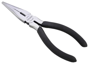 Vulcan PC920-33 Plier, 6-1/2 in OAL, 1.2 mm Cutting Capacity, 4 cm Jaw Opening, Black Handle, Matte-
