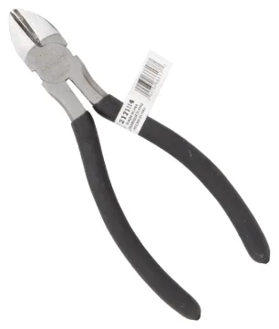 Vulcan PC417-5 Diagonal Cutting Plier, 6 in OAL, 1.2 mm Cutting Capacity, 1.5 in Jaw Opening, Black