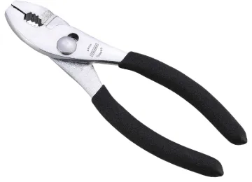 Vulcan JL-NP001 Slip Joint Plier, 6 in OAL, 1 in Jaw Opening, Black Handle, Non-Slip Handle, 1 in W