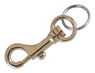 Vulcan EH97058 Key Ring, Key Ring Ring, 1-1/8 in Dia Ring, Steel Case, Nickel plated