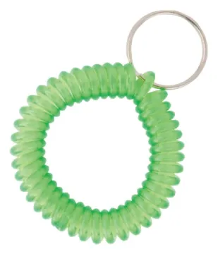 Vulcan CX013 Wrist Key Holder, Key Ring Ring, 7/8 in Dia Ring, EVA Case, Blue/Green/Red