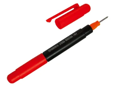 Vulcan JLW714401 4-in-1 Screwdriver Pocket Set, 5-1/4 in OAL, Chrome Vanadium Steel Bit, PVC Handle,