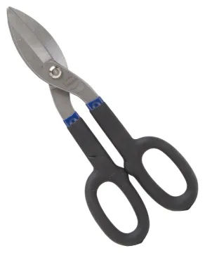 Vulcan TS-01410 Snip, 10 in OAL, 2-3/4 in L Cut, Straight Cut, Carbon Steel Blade, Non-Slip Grip Han