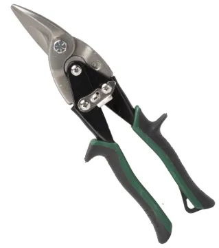 Vulcan TS-01020 Aviation Snip, 10-1/8 in OAL, Right Cut, Chrome Vanadium Steel Blade, Cushion Grip H